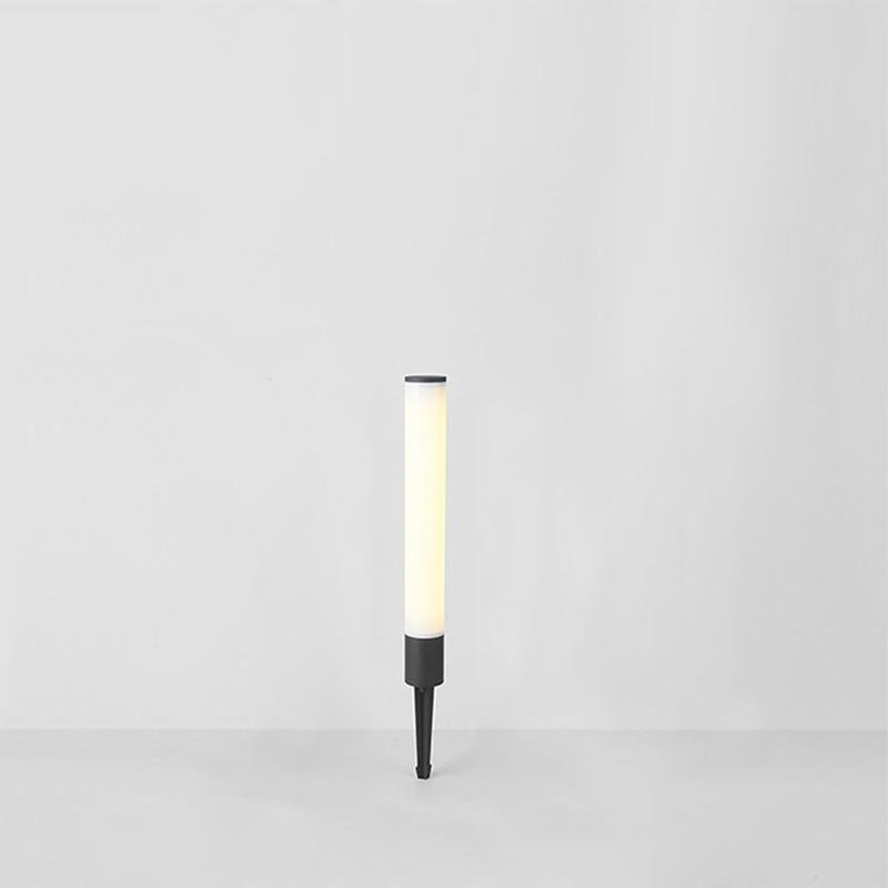 Joclyn Slender Cylindrical Aluminum Outdoor Pathway Bollard Light