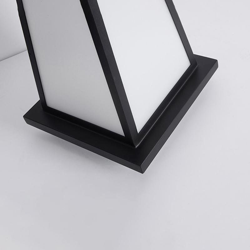 Weary LED Retro Black Metal Outdoor Light Lanterns