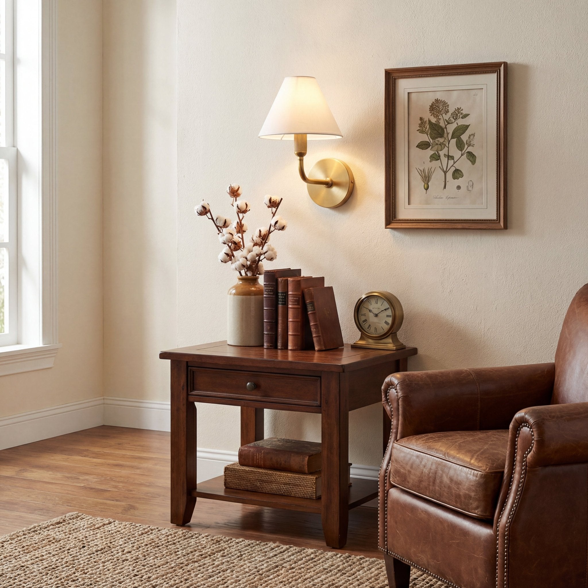 Solivelle Brass Wall Sconce