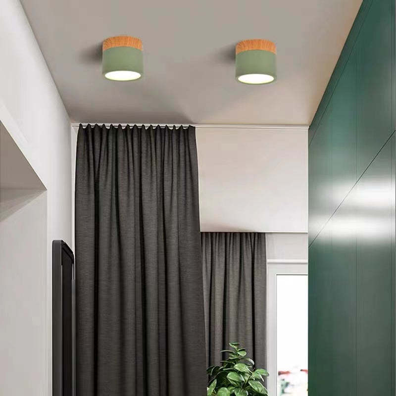 Valentina Modern Cylindrical /Acrylic Flush Mount Ceiling Light Hallway