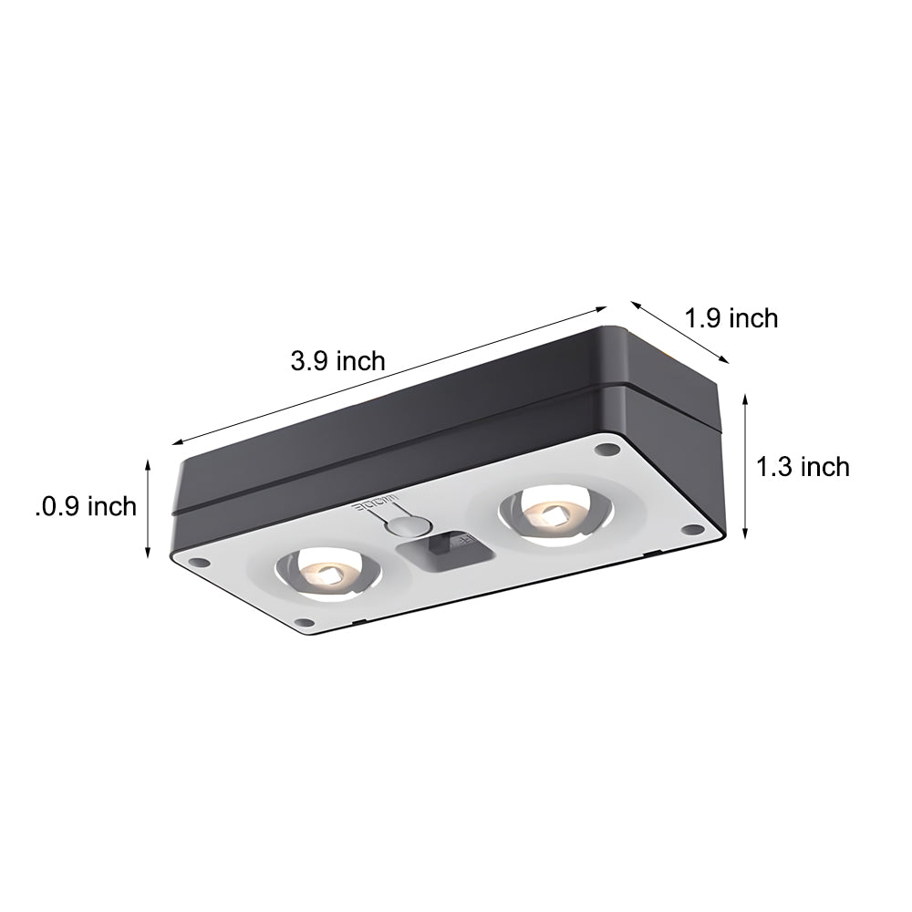 Wlla Square Multi-Color Ambient ABS Outdoor Wall Lights