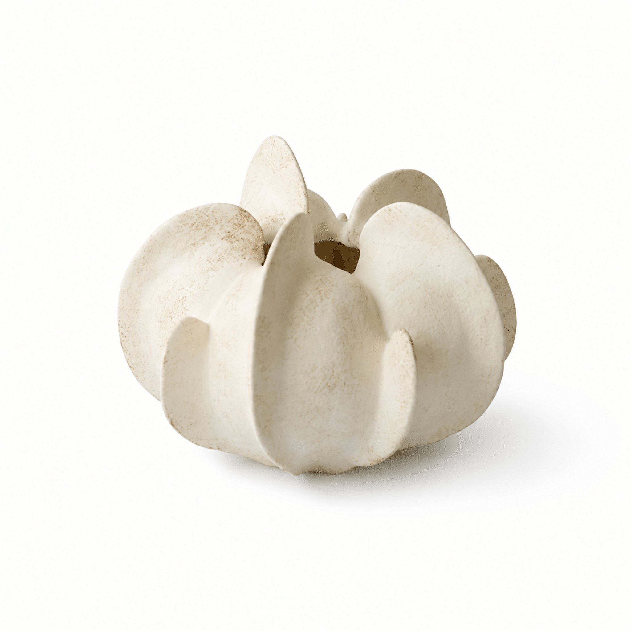 Magnolia Bloom Ceramic Sculpture Vase