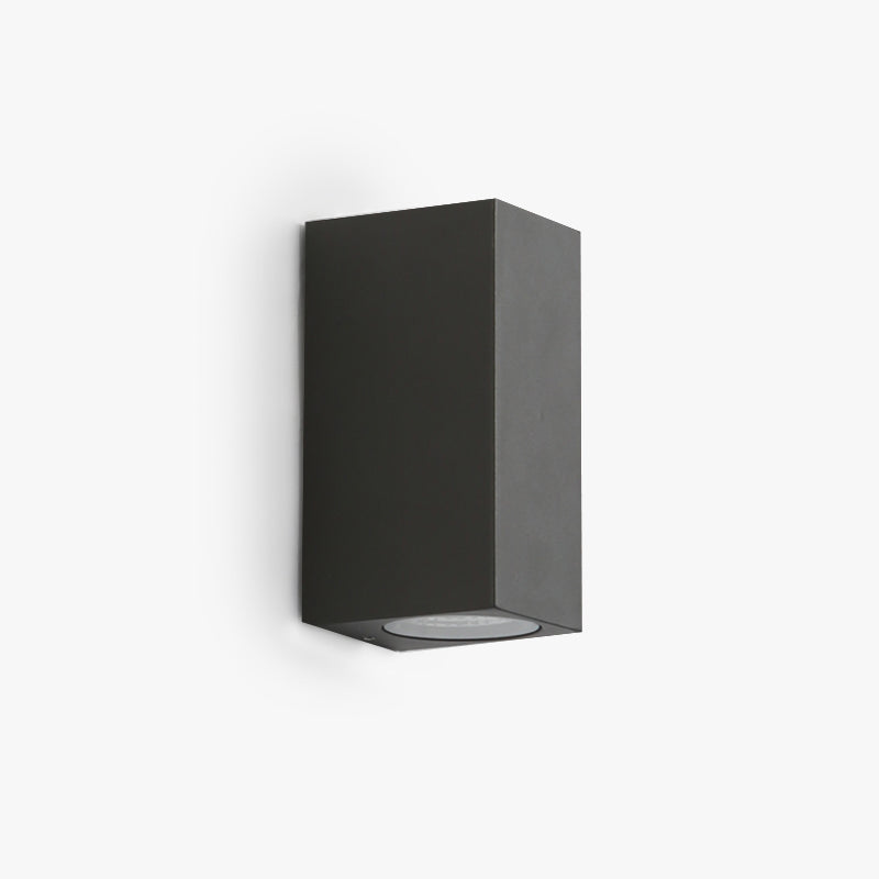 Ray Minimalist Square Outdoor Wall Lamp