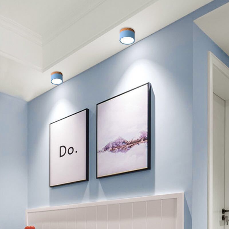 Valentina Modern Cylindrical /Acrylic Flush Mount Ceiling Light Hallway