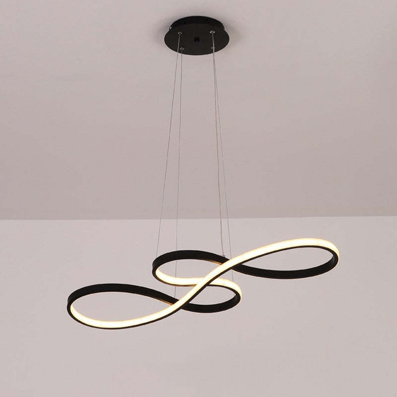 Arisha Modern Chandelier Linear Pendant Light Dining Room