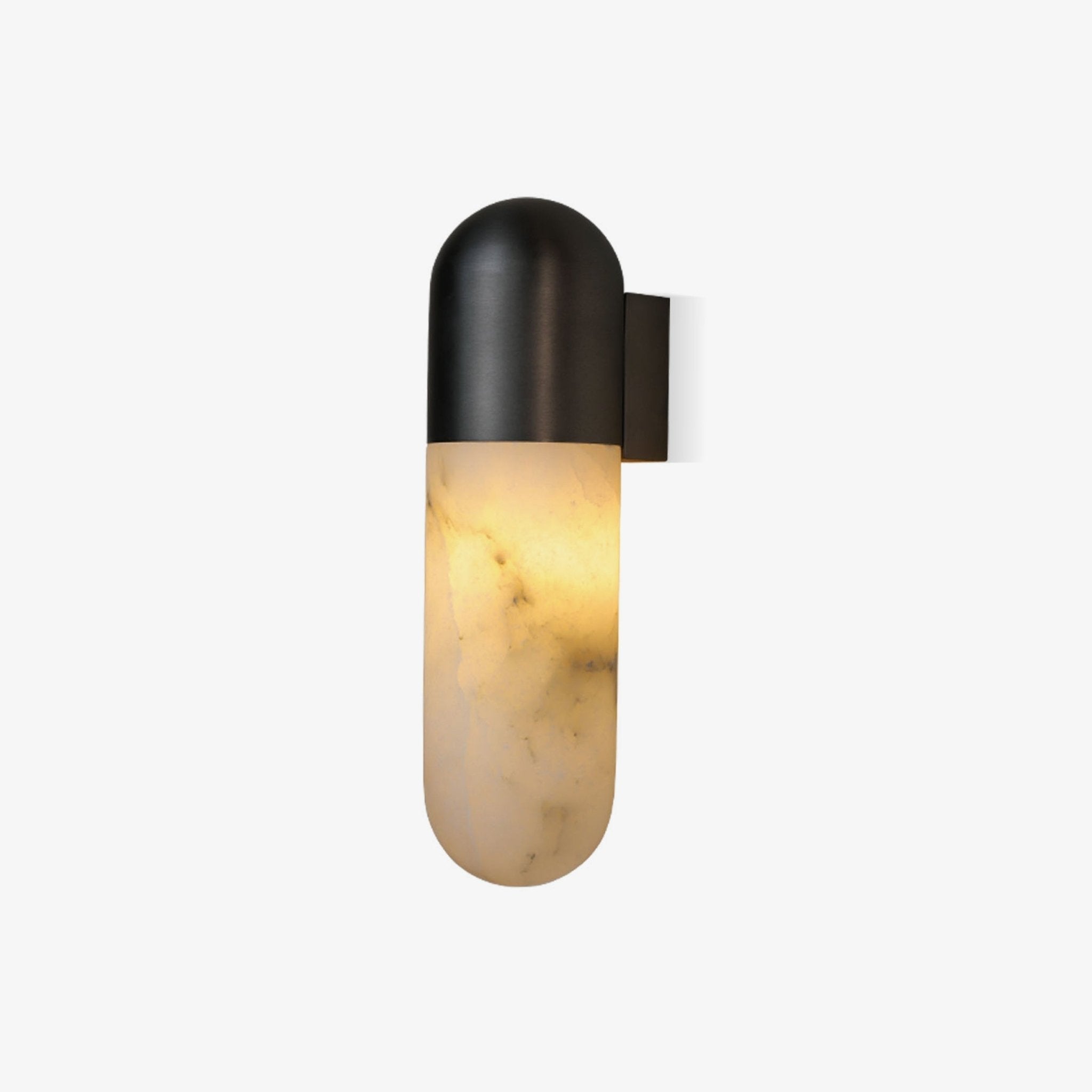 Lucan Capsule Alabaster Sconce