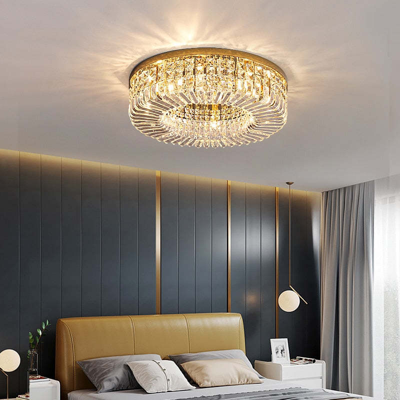 Kristy Luxury Flush Mount /Crystal Ceiling Light