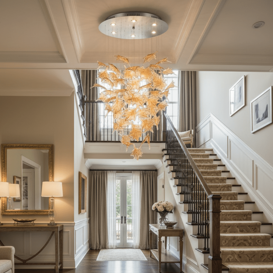 Maple Canopy Crystal Chandelier