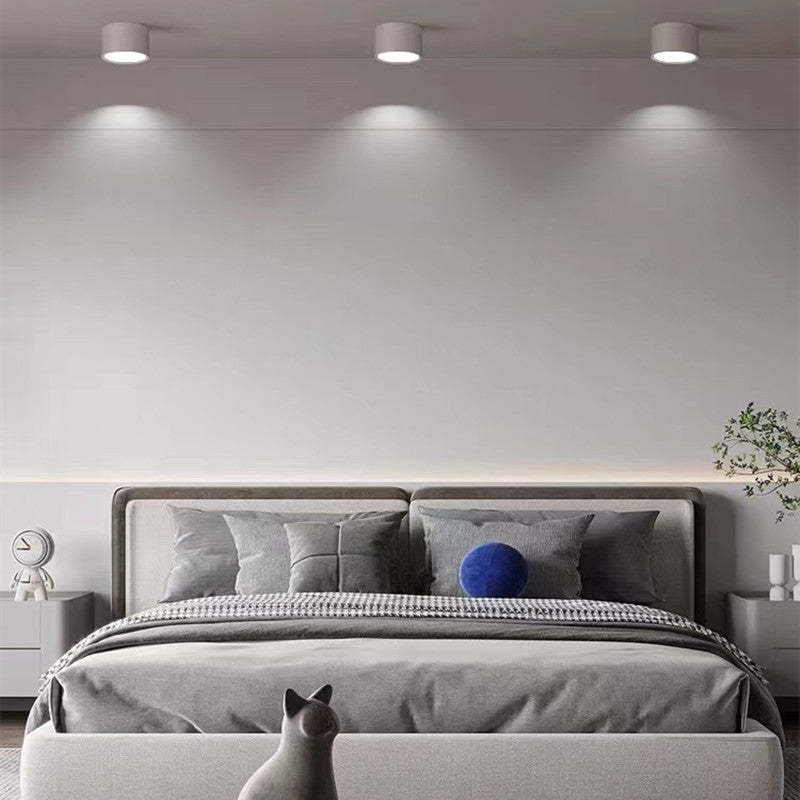 Valentina Modern Cylindrical /Acrylic Flush Mount Ceiling Light Hallway
