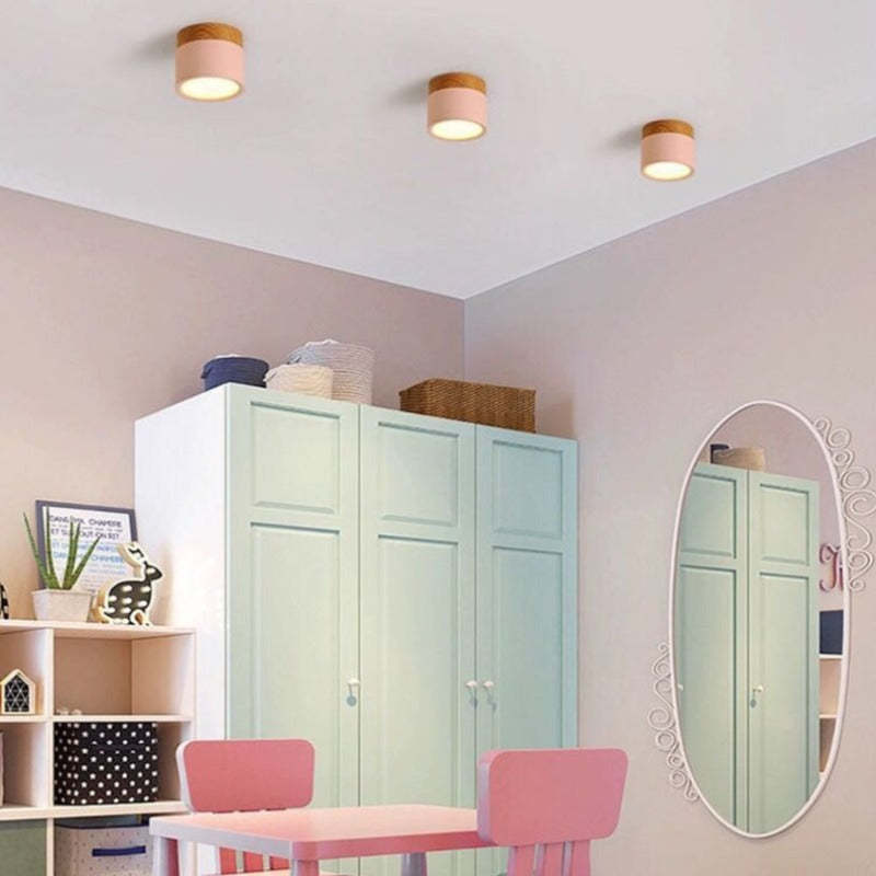 Valentina Modern Cylindrical /Acrylic Flush Mount Ceiling Light Hallway
