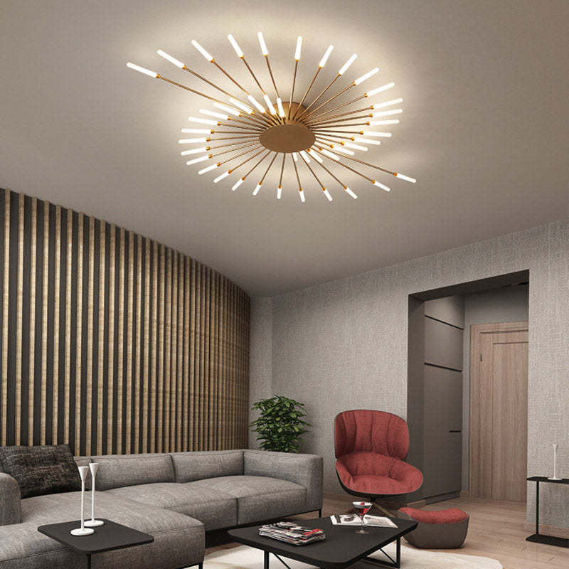 Arisha Fireworks Flush-Mount Ceiling Light Living Room