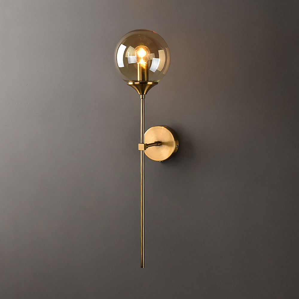 Valentina Modern Globe Glass Wall Lamp