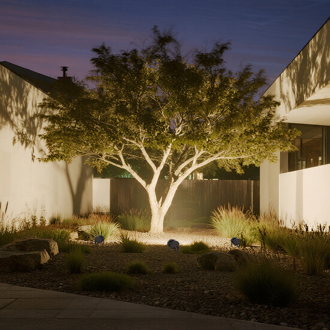 Evan LED Waterproof Aluminum Outdoor Spotlights