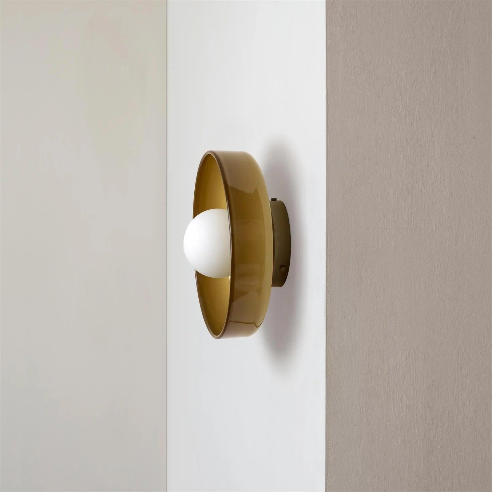 Diroxen Ceiling Lamp Orange Ring Playful Sculptural