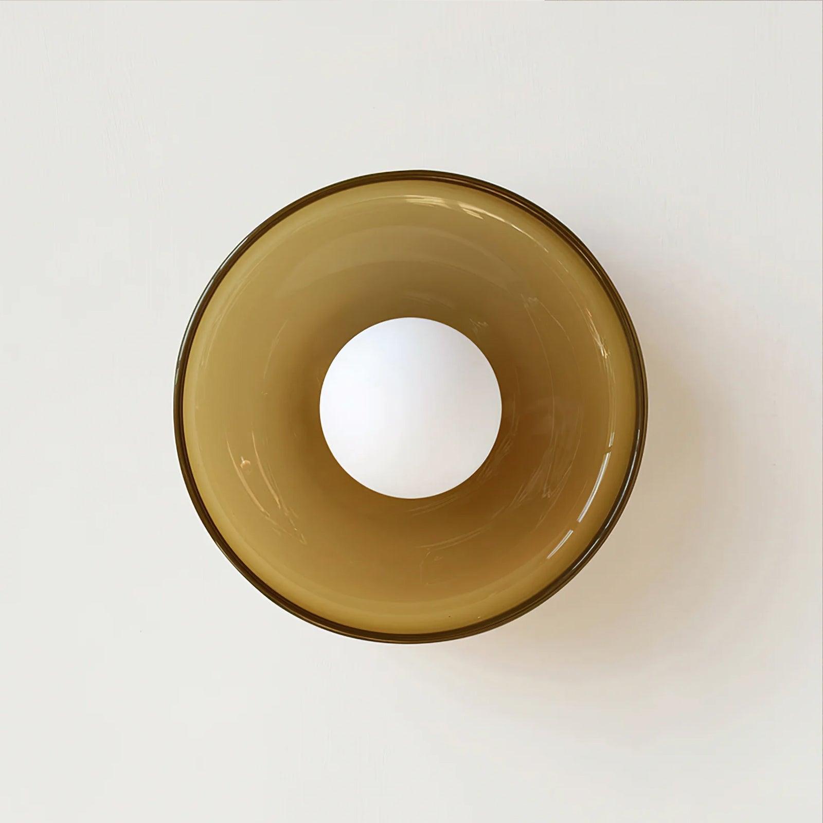 Diroxen Ceiling Lamp Orange Ring Playful Sculptural