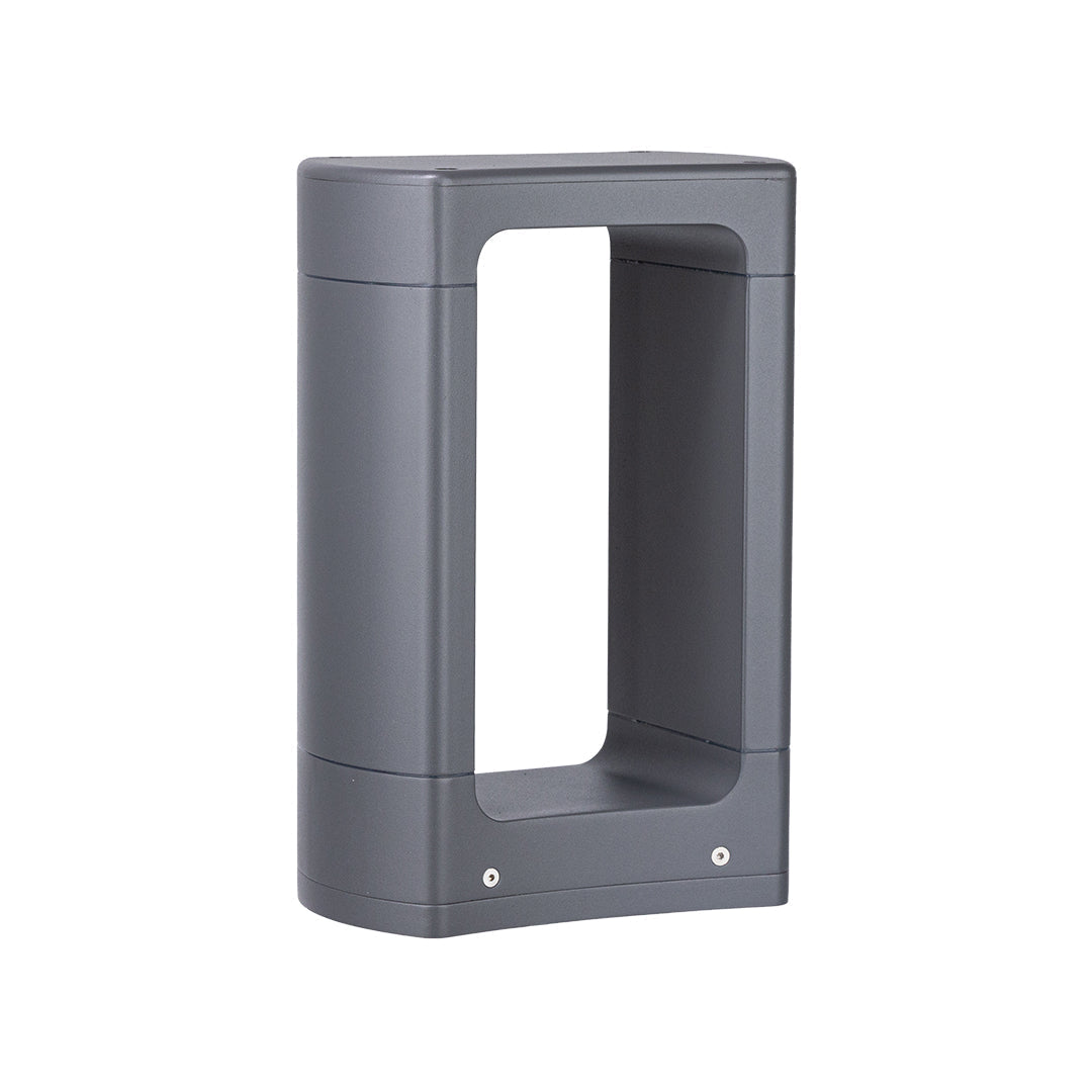 Vaessa Square LED Minimalist Aluminum Outdoor Bollard Light