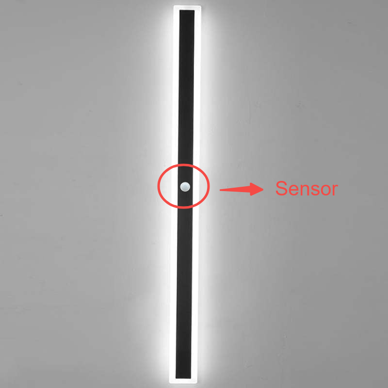 Arisha Radiation Linear Acrylic Outdoor Wall Lamp Garden Corridor