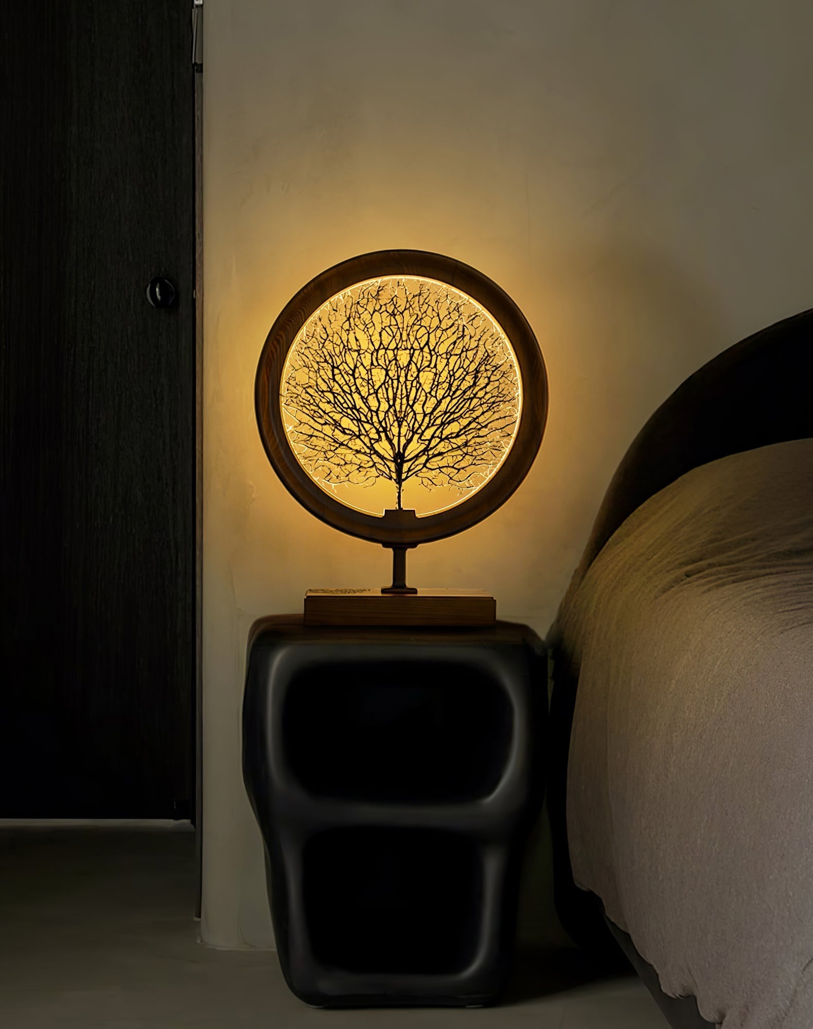 Sylalella Modern Wood Table Lamp