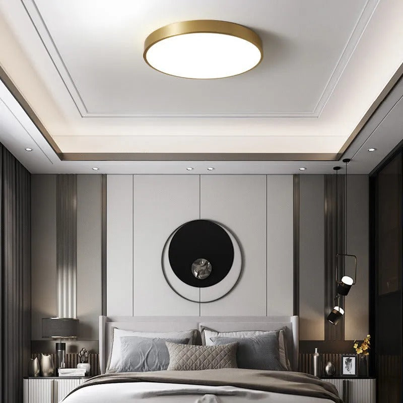Arisha Nordic LED Round Flush Mount Ceiling Light &Acrylic