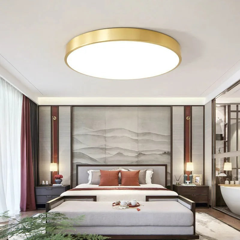 Arisha Nordic LED Round Flush Mount Ceiling Light &Acrylic