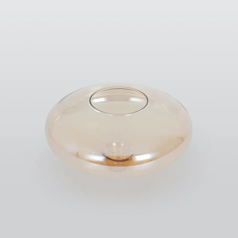 Valentina Modern Art Amber Pendant Light Glass Bedroom