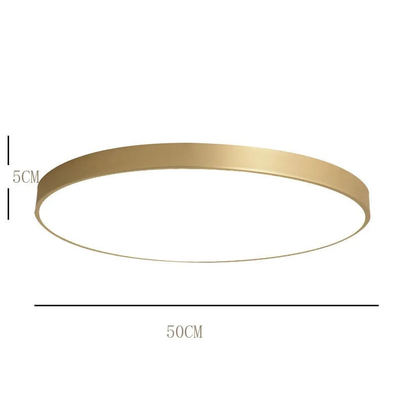Arisha Nordic LED Round Flush Mount Ceiling Light &Acrylic