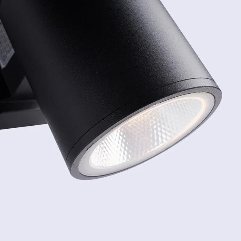 Ray Minimalist Double-headed LED Outdoor Wall Lamp Glass Garden Corridor