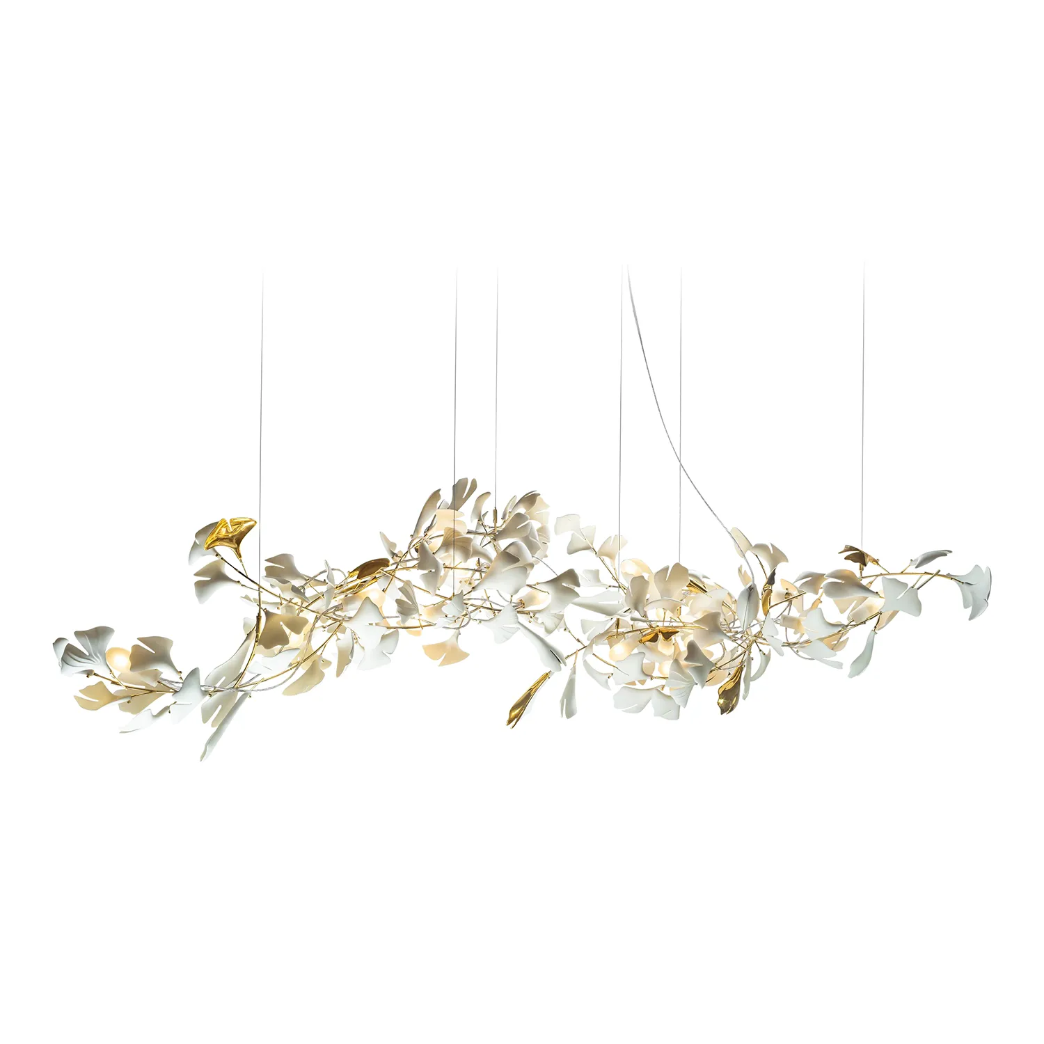 Esme CeraFall Modern Art Deco Organic Chandelier Ceramics