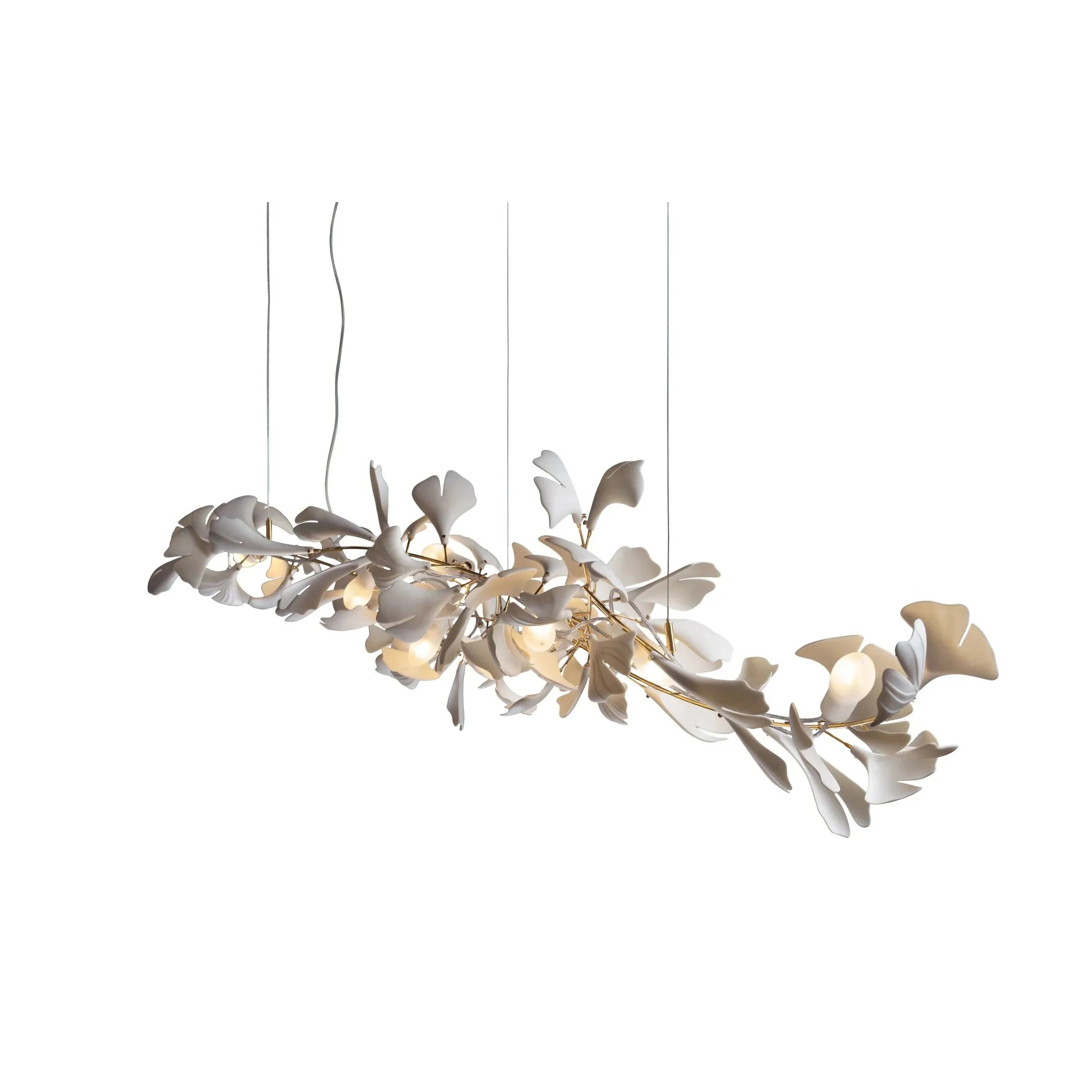 Esme CeraFall Modern Art Deco Organic Chandelier Ceramics
