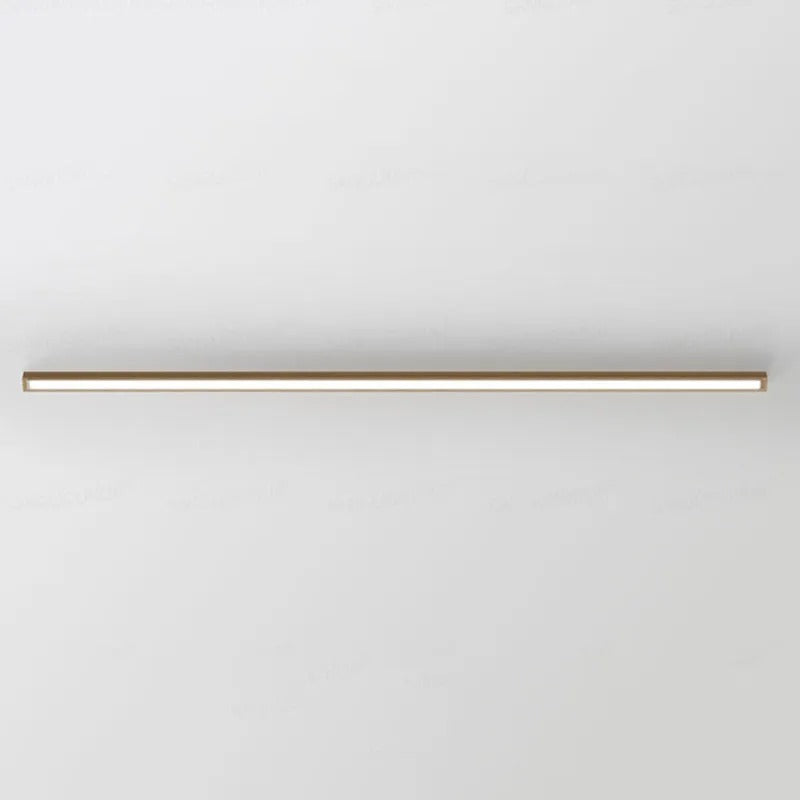 Arisha Linear Ceiling Light, Wood, 23.6"/39.4"
