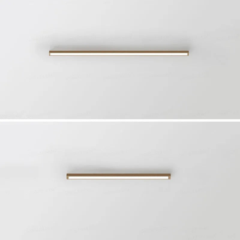 Arisha Linear Ceiling Light, Wood, 23.6"/39.4"