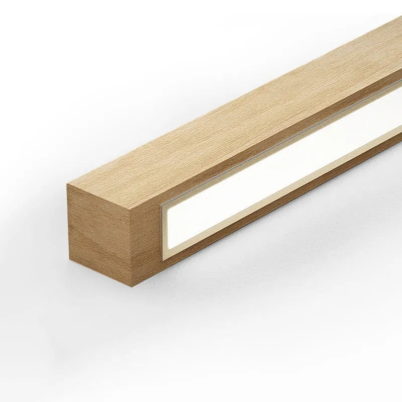 Arisha Linear Ceiling Light, Wood, 23.6"/39.4"