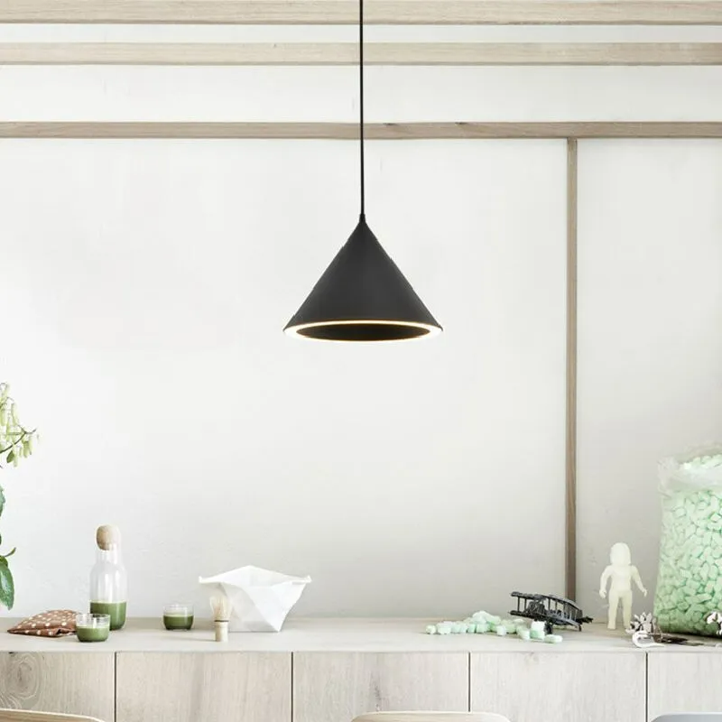 Valentina Funnel-Shape LED Pendant Light for Living Room