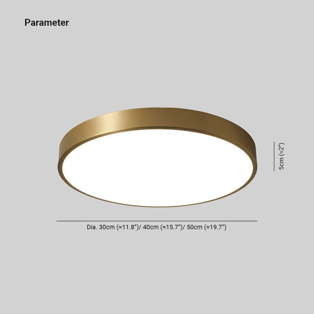 Arisha Nordic LED Round Flush Mount Ceiling Light &Acrylic