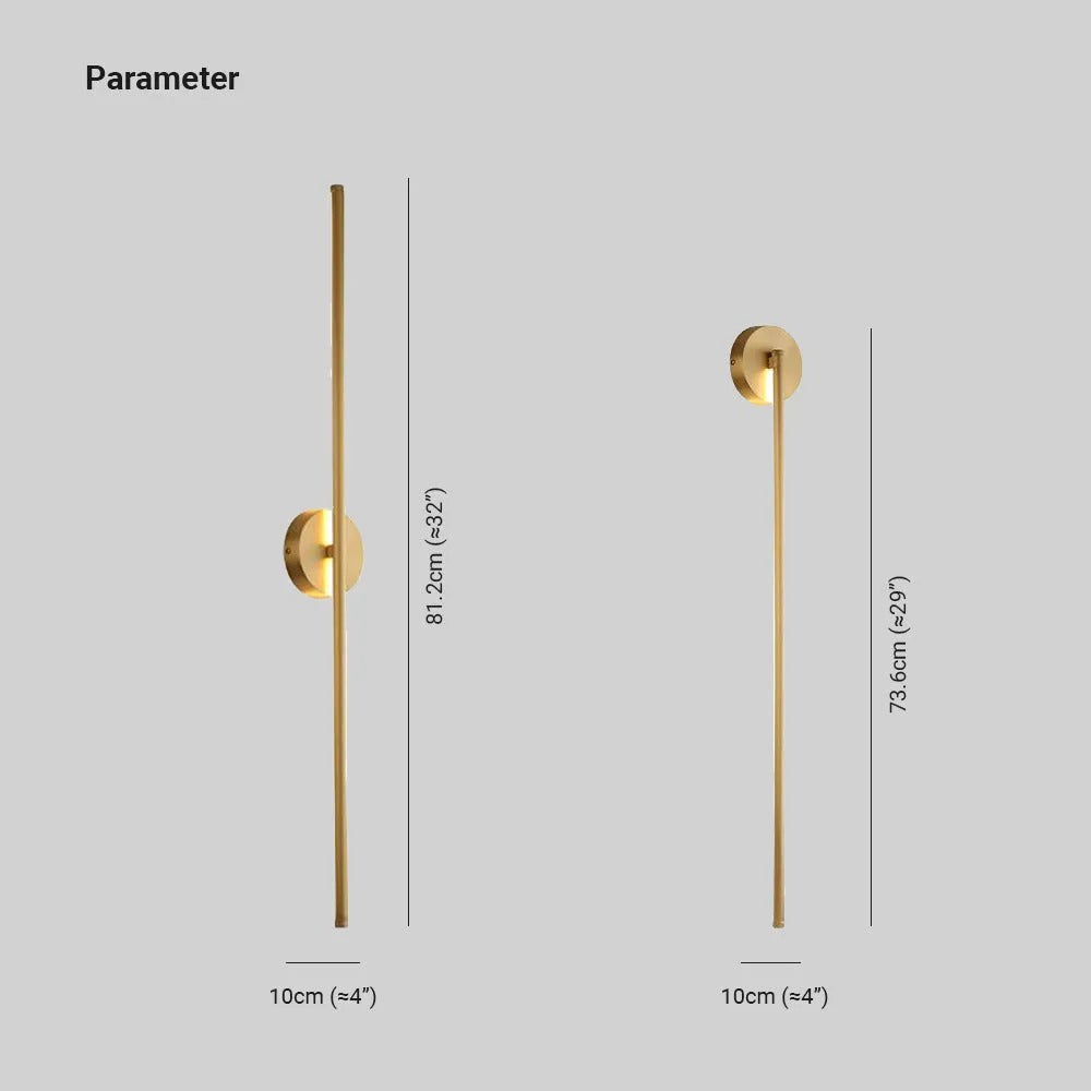 Arisha Modern Linear &Silica Gel Wall Mount Lamps