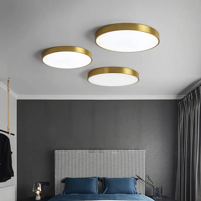 Arisha Nordic LED Round Flush Mount Ceiling Light &Acrylic