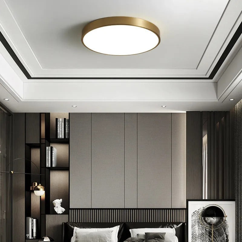 Arisha Nordic LED Round Flush Mount Ceiling Light &Acrylic