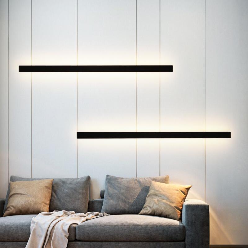 Blai Linear Modern LED Iron Outdoor Wall Lights