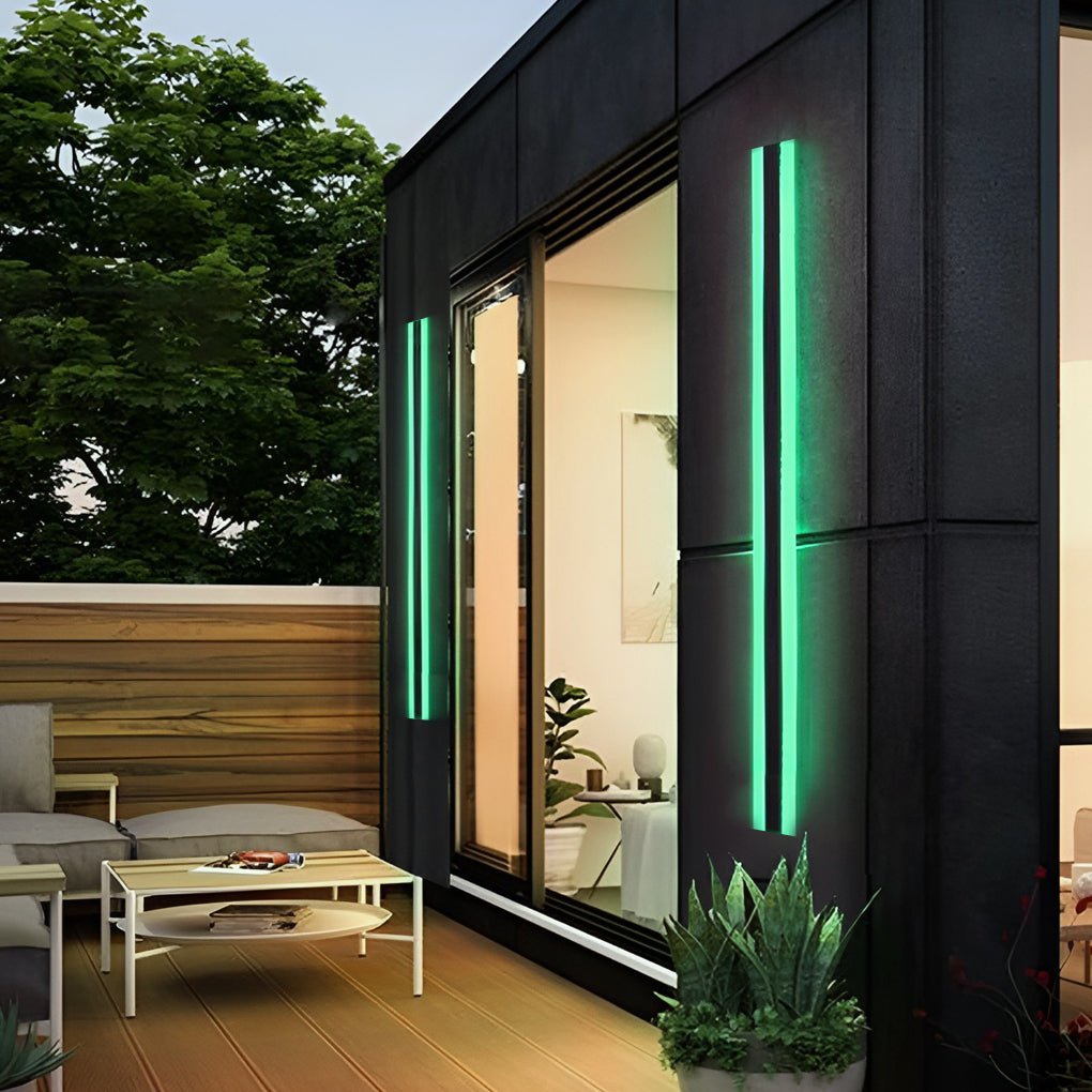 Frederick Linear RGB Modern Steel Outdoor Sconces