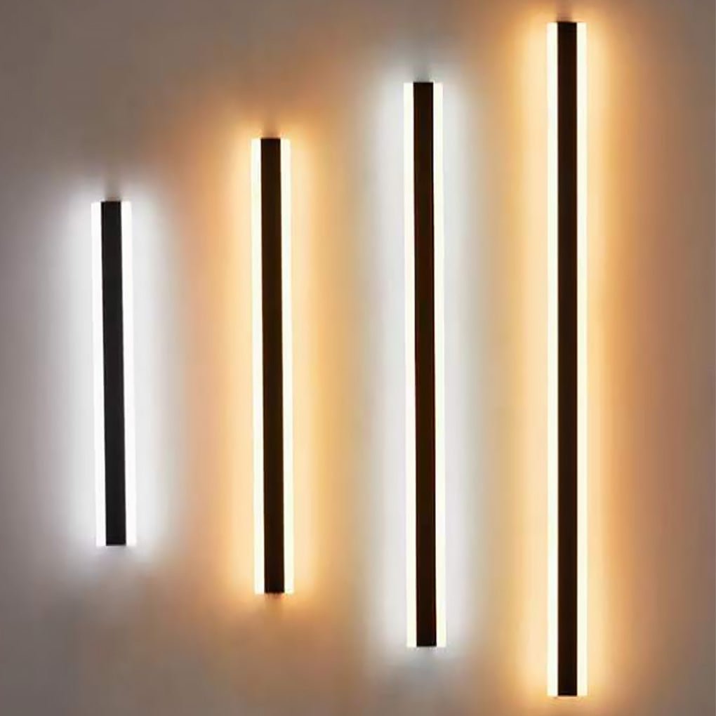 United Linear LED Long Minimalist Metal Outdoor Wall Light