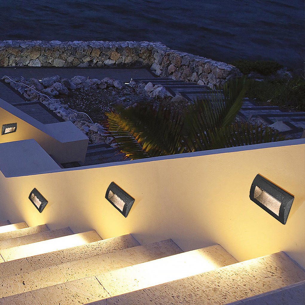 Domin Minimalist LED Aluminum Outdoor Step Wall Lamp