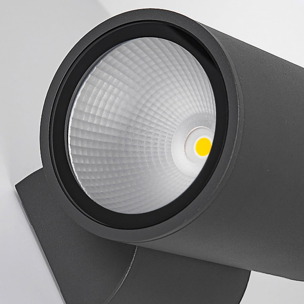 Gart Round LED Modern Aluminum Outdoor Wall Lights