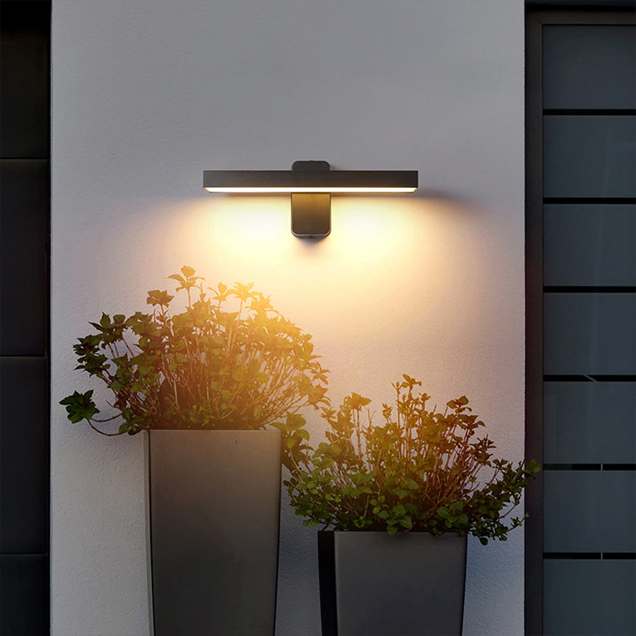 Garth LED Adjustable Storefront Aluminum Outdoor Wall Lights