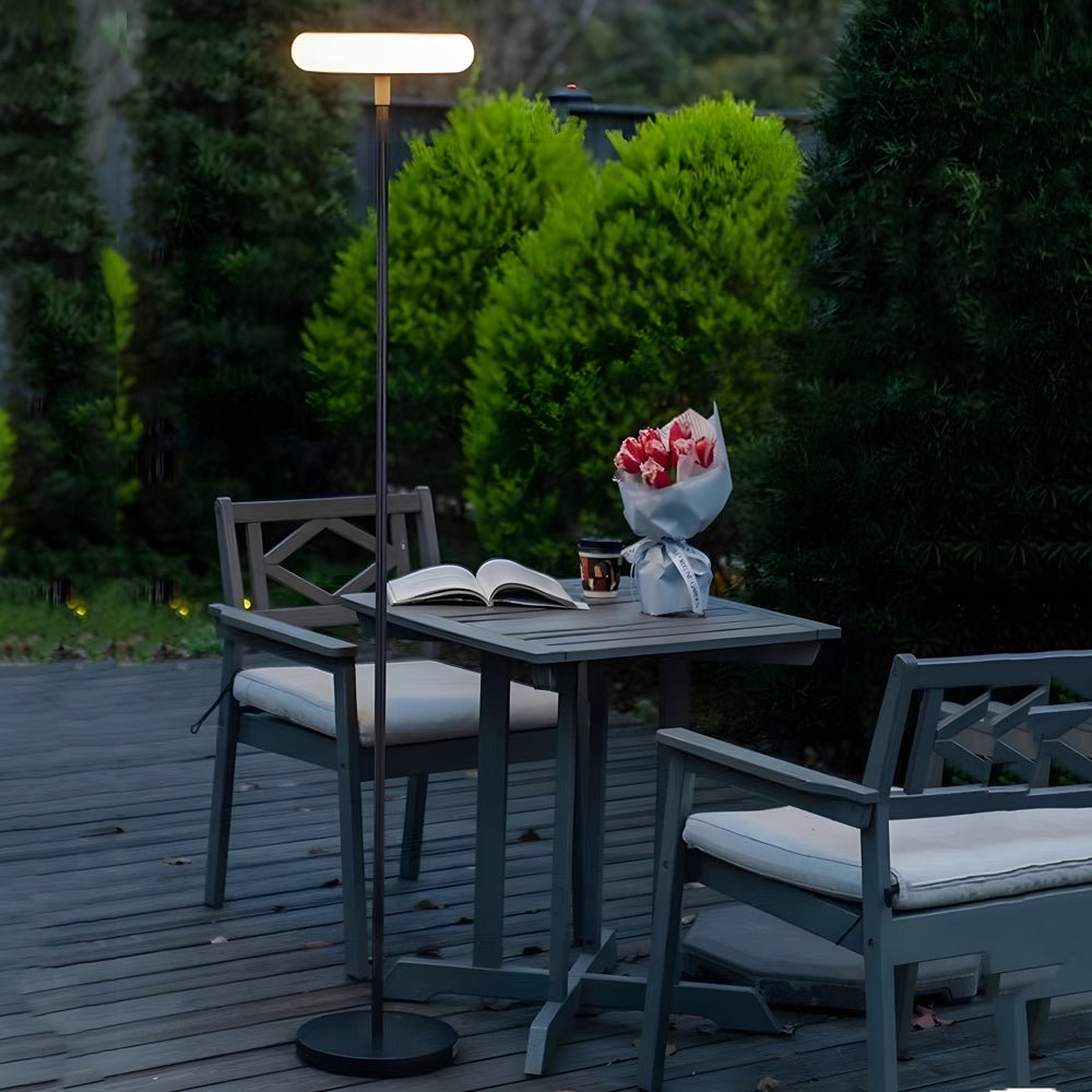 Erika Modern Post Standing Aluminum Outdoor Floor Lamp
