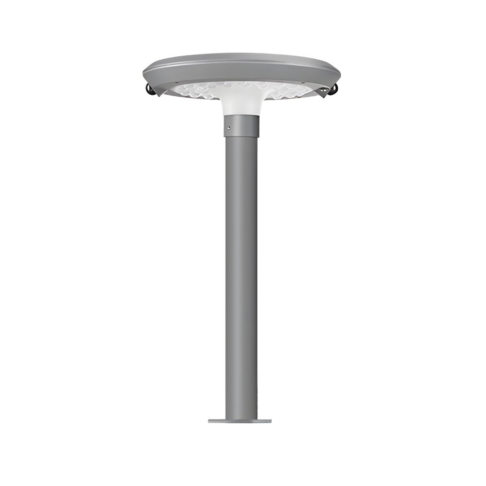 Ward Modern Round Dual Motion Sensor LED Aluminum Outdoor Post Lights