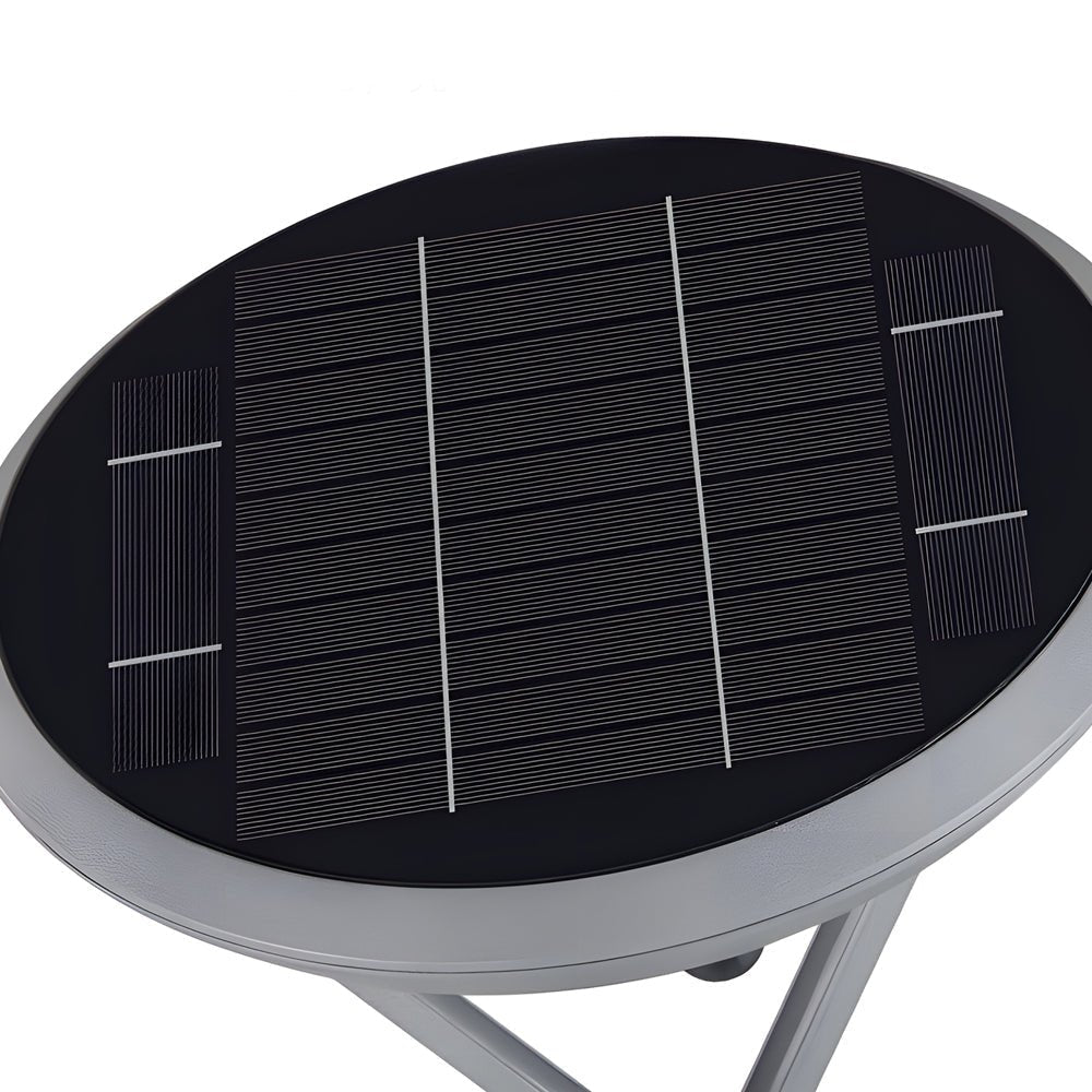 Horten Modern Round Dual LED Aluminum Outdoor Post Pillar Lamp