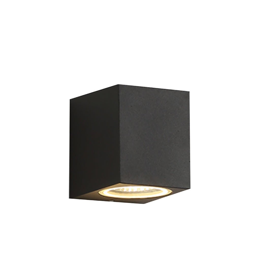 Leah Modern Square Design Aluminum Outdoor Wall Light