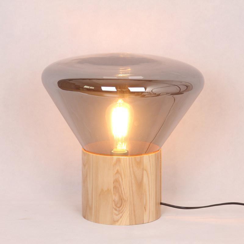 Sylirella Minimalist Wood Table Lamp