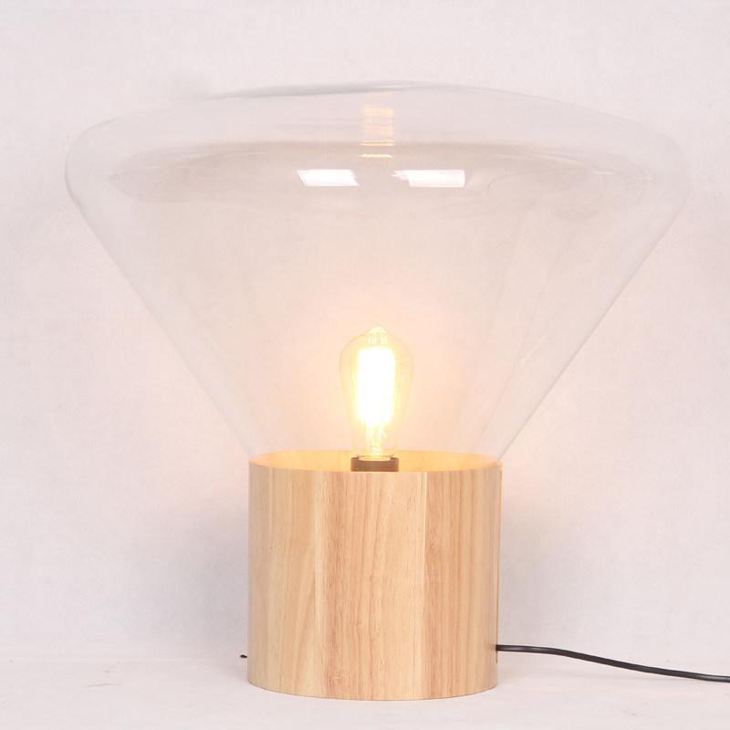 Sylirella Minimalist Wood Table Lamp