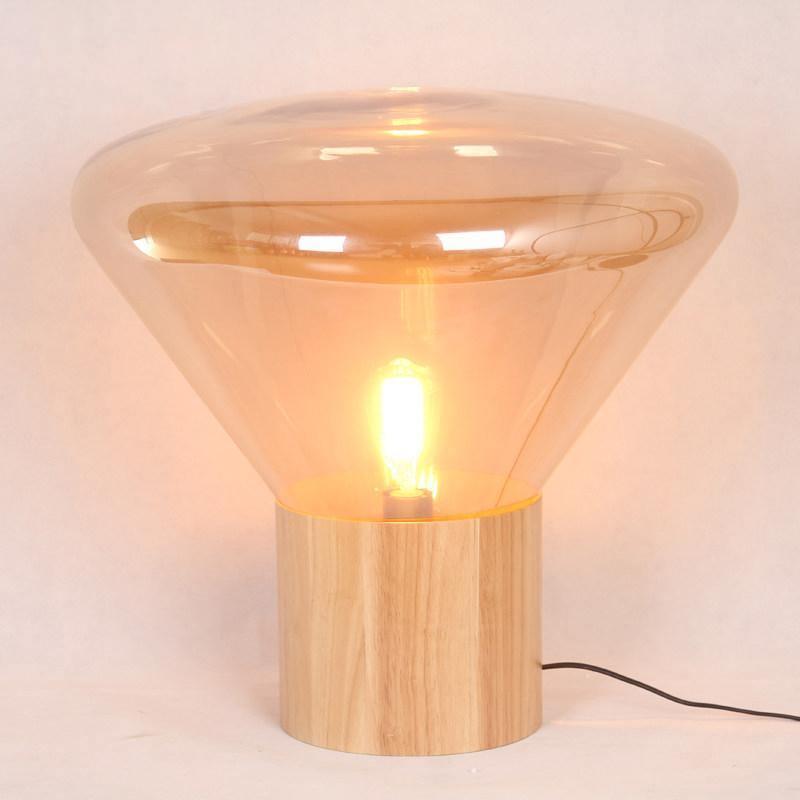 Sylirella Minimalist Wood Table Lamp